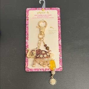 Piper K | Boho Wanderlust Elephant Bag Charm 🐘